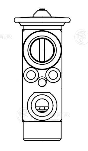 Расширительный клапан, кондиционер LTRV 1075 LUZAR #2