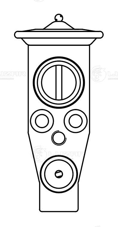 Розширювальний клапан, система кондиціонування повітря LTRV 1851 LUZAR #2