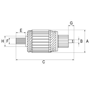 Анкер, стартер 132486 HC-Cargo #1