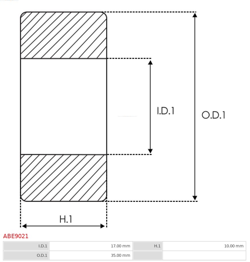 Підшипник ABE9021 AS-PL #1