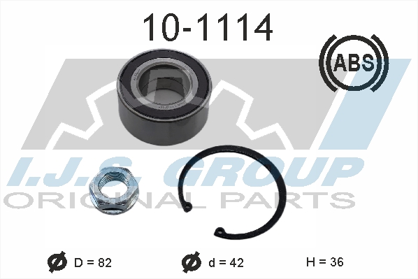 Комплект подшипника ступицы колеса   10-1114   IJS GROUP