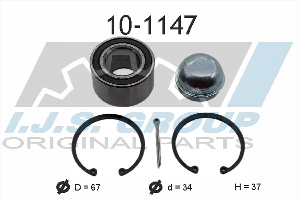 Комплект подшипника ступицы колеса   10-1147   IJS GROUP