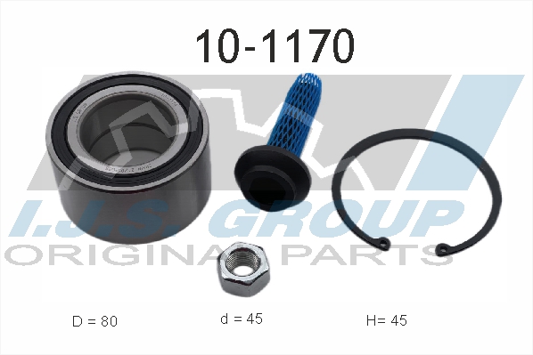 Комплект подшипника ступицы колеса   10-1170   IJS GROUP