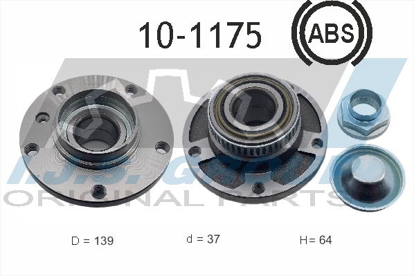 Комплект подшипника ступицы колеса   10-1175   IJS GROUP
