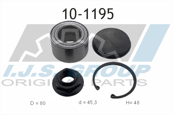 Комплект подшипника ступицы колеса   10-1195   IJS GROUP