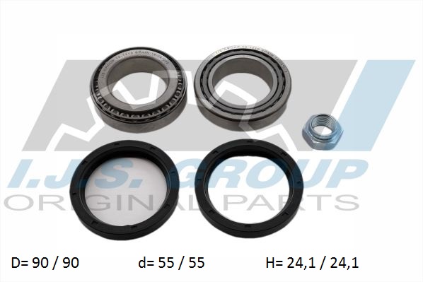 Комплект подшипника ступицы колеса   10-1210   IJS GROUP