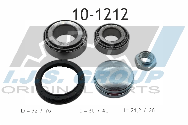 Комплект подшипника ступицы колеса   10-1212   IJS GROUP