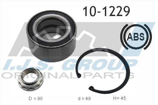 Комплект подшипника ступицы колеса   10-1229   IJS GROUP