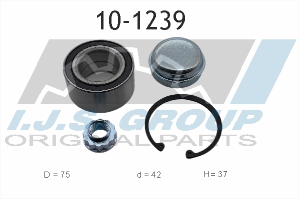 Комплект подшипника ступицы колеса   10-1239   IJS GROUP