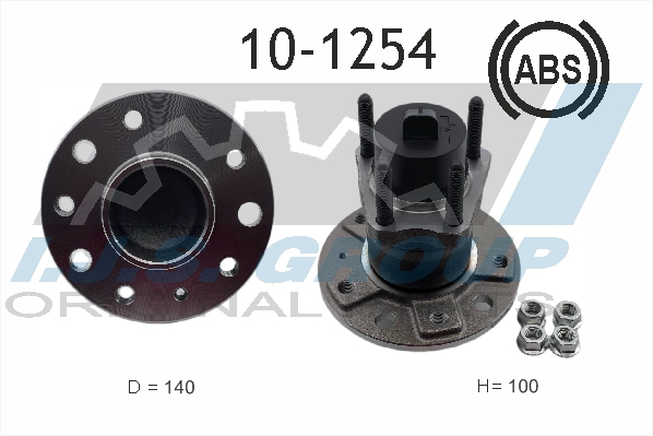 Комплект колісних підшипників   10-1254   IJS GROUP