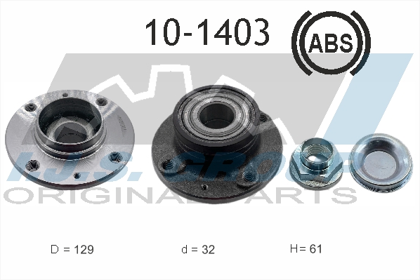 Комплект колісних підшипників   10-1403   IJS GROUP