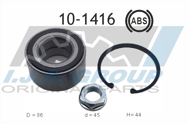 Комплект подшипника ступицы колеса   10-1416   IJS GROUP