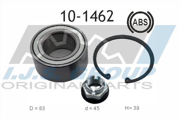 Комплект подшипника ступицы колеса   10-1462   IJS GROUP