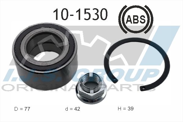 Комплект подшипника ступицы колеса   10-1530   IJS GROUP