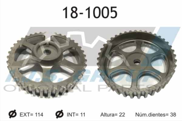 Шестерня, распределительный вал   18-1005   IJS GROUP