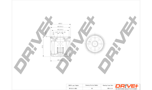 Масляный фильтр   DP1110.11.0021   Dr!ve+