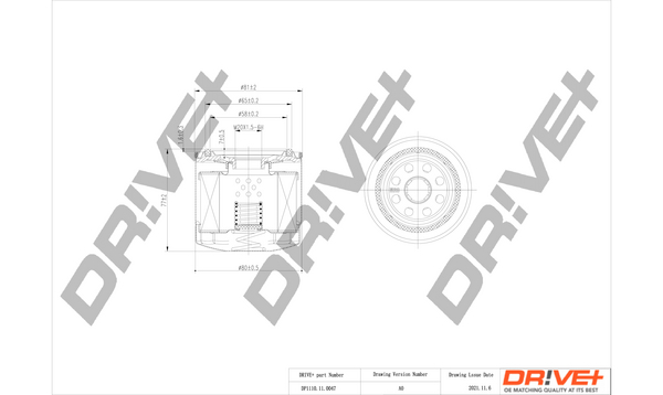 Оливний фільтр   DP1110.11.0047   Dr!ve+