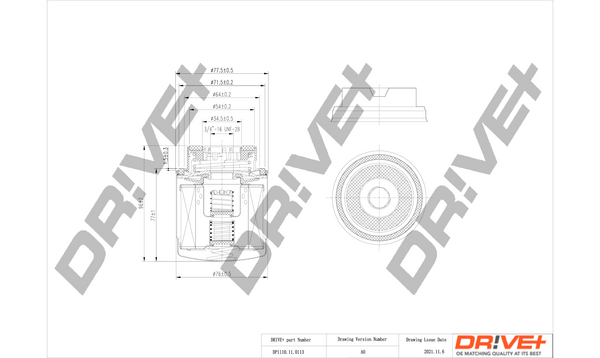 Оливний фільтр   DP1110.11.0113   Dr!ve+