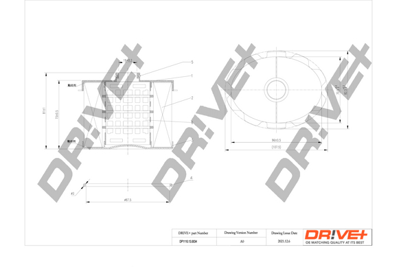 Фільтр палива   DP1110.13.0034   Dr!ve+