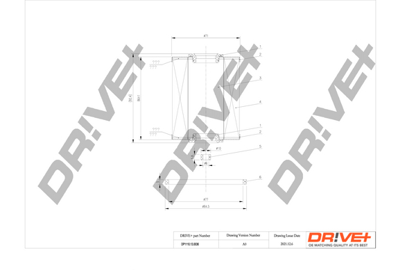 Фільтр палива   DP1110.13.0036   Dr!ve+