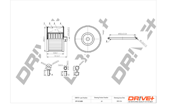 Фільтр палива   DP1110.13.0053   Dr!ve+