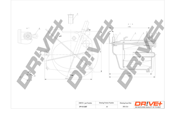 Фільтр палива   DP1110.13.0057   Dr!ve+