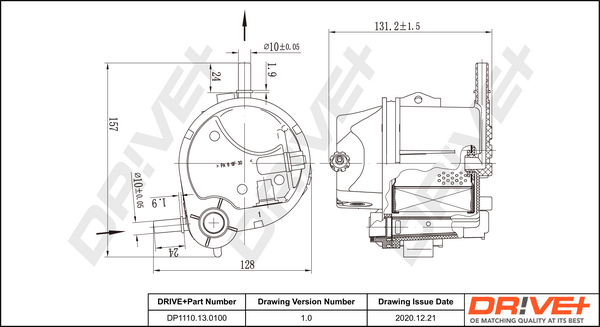 Фільтр палива   DP1110.13.0100   Dr!ve+