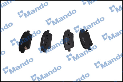 Комплект гальмівних накладок, дискове гальмо, MANDO MPH49NS Комплект гальмівних накладок, дискове гальмо, MANDO MPH49NS