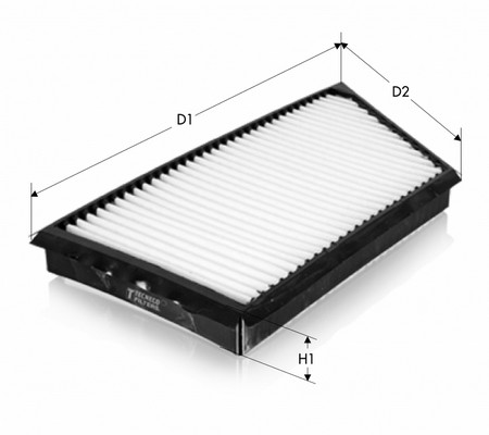 Фільтр, повітря у салоні   CK9071   TECNECO FILTERS