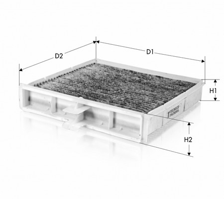 Фильтр, воздух во внутренном пространстве   CK9691C   TECNECO FILTERS