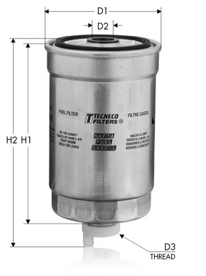 Фільтр палива   GS58A   TECNECO FILTERS