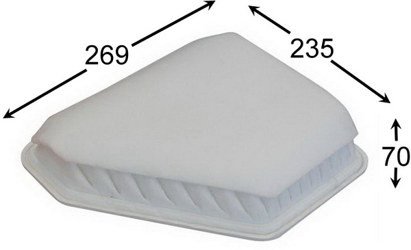 Повітряний фільтр   A1517   JS ASAKASHI