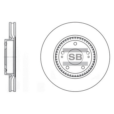 Гальмівний диск   SD1005   Hi-Q