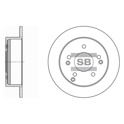 Тормозной диск   SD1006   Hi-Q