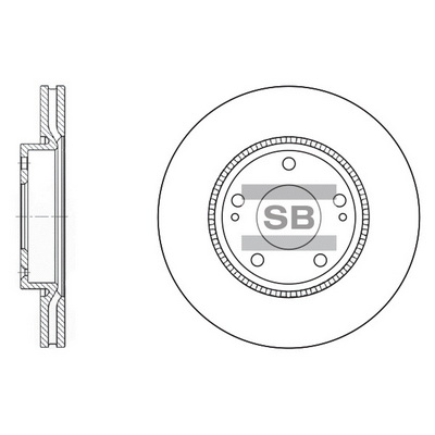 Тормозной диск   SD1048   Hi-Q