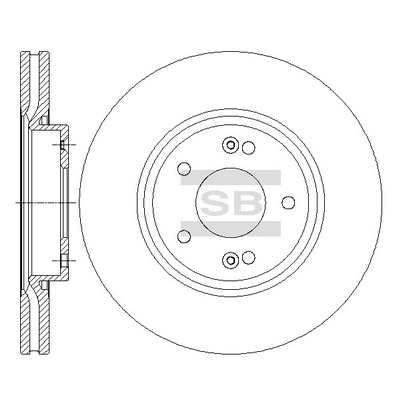 Гальмівний диск   SD1086   Hi-Q