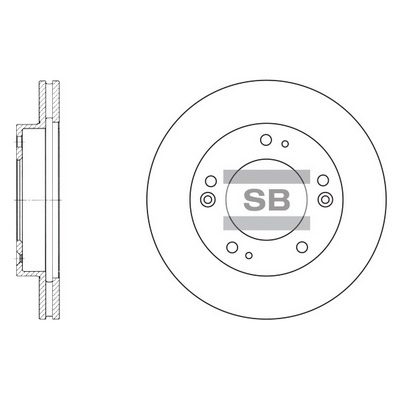 Тормозной диск   SD2019   Hi-Q