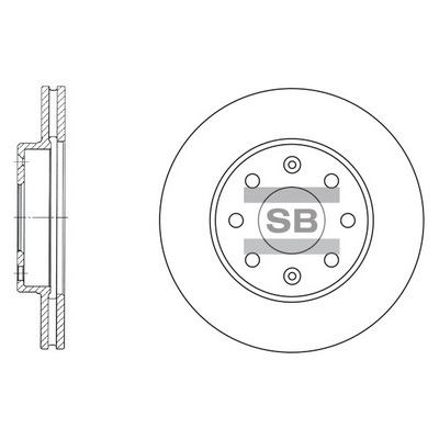 Тормозной диск   SD3001   Hi-Q