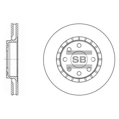 Тормозной диск   SD3003   Hi-Q