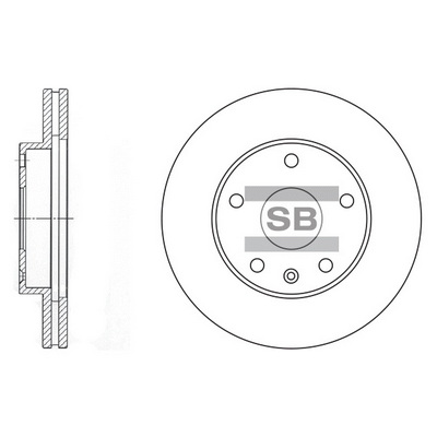 Тормозной диск   SD3006   Hi-Q