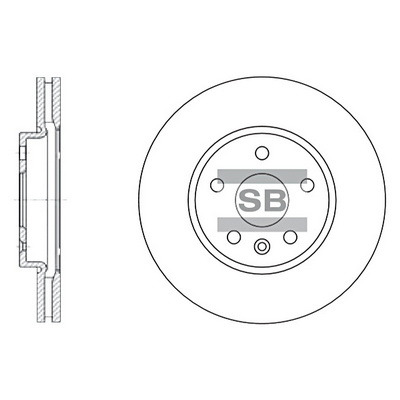 Гальмівний диск   SD3031   Hi-Q