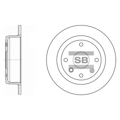 Гальмівний диск   SD3033   Hi-Q