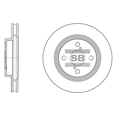 Тормозной диск   SD4006   Hi-Q