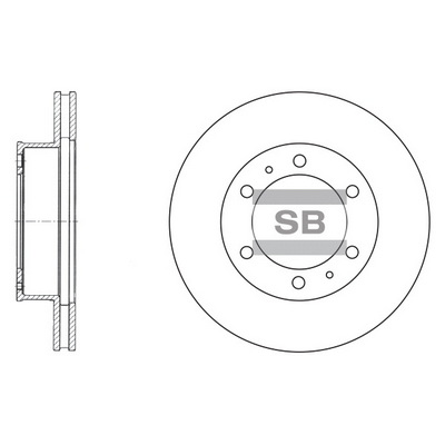 Гальмівний диск   SD4011   Hi-Q