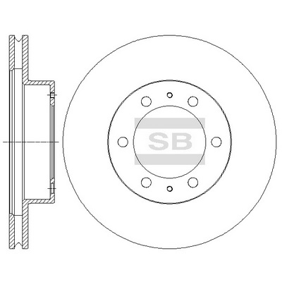 Гальмівний диск   SD4030   Hi-Q
