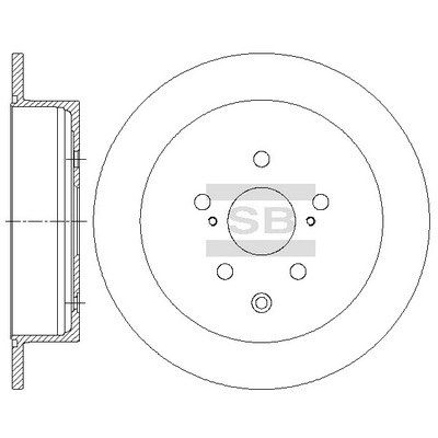 Тормозной диск   SD4035   Hi-Q