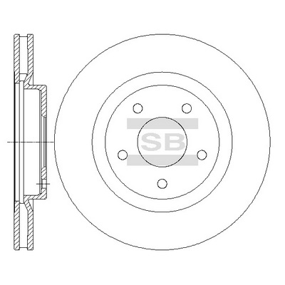 Тормозной диск   SD4240   Hi-Q