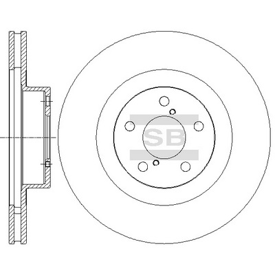 Тормозной диск   SD4701   Hi-Q