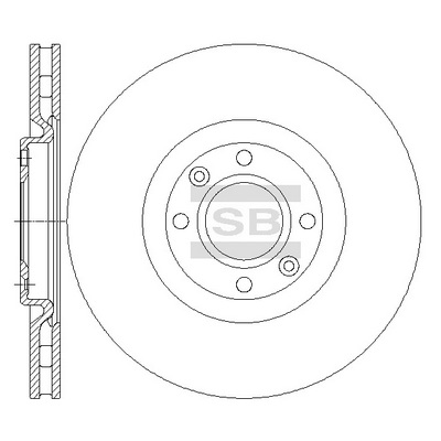 Тормозной диск   SD5005   Hi-Q