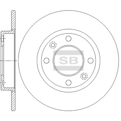 Гальмівний диск   SD5008   Hi-Q